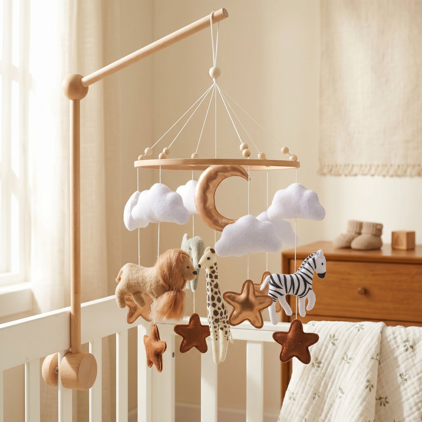 Little Manta Forest Baby Crib Mobile