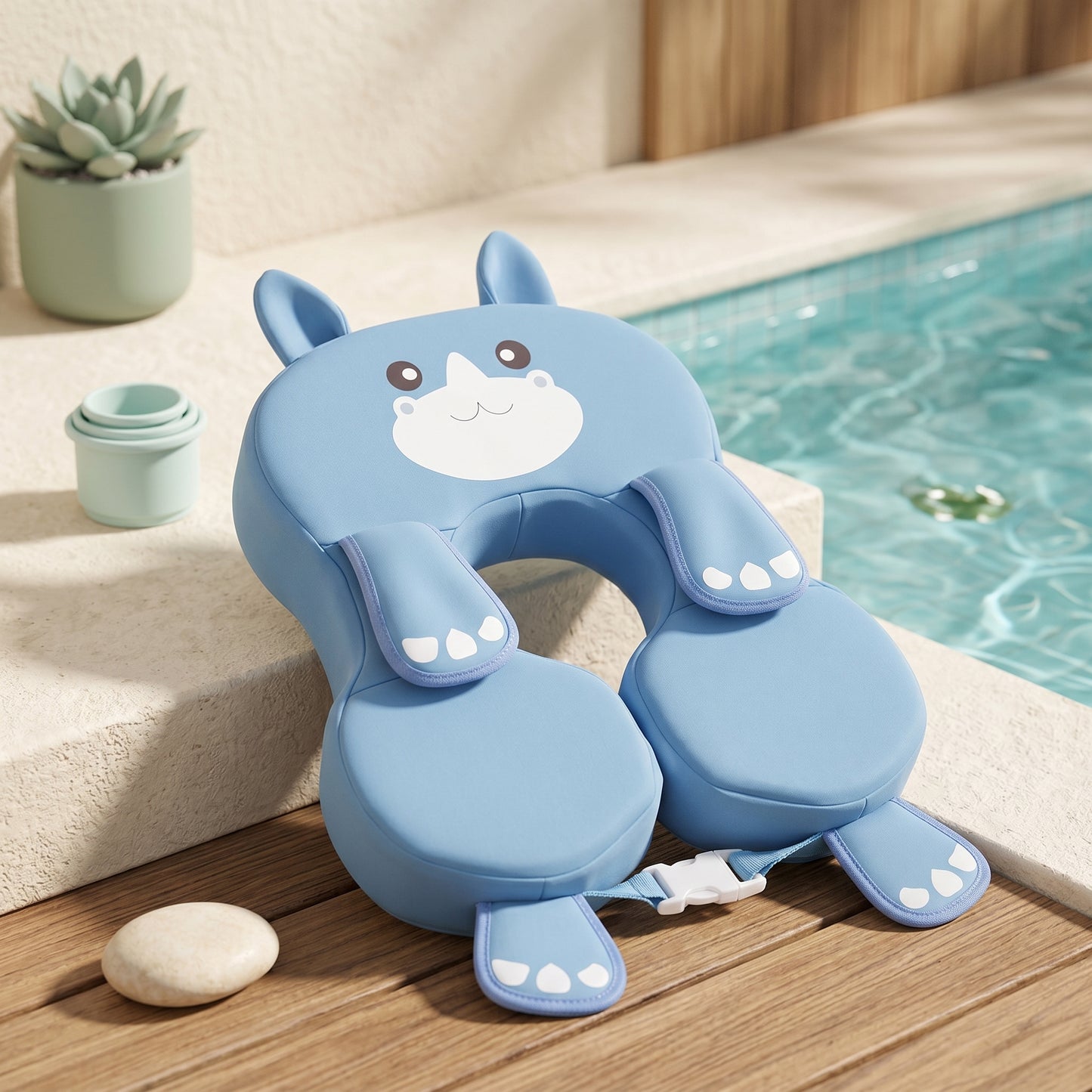 Little Manta Lagoon Baby Swim Ring