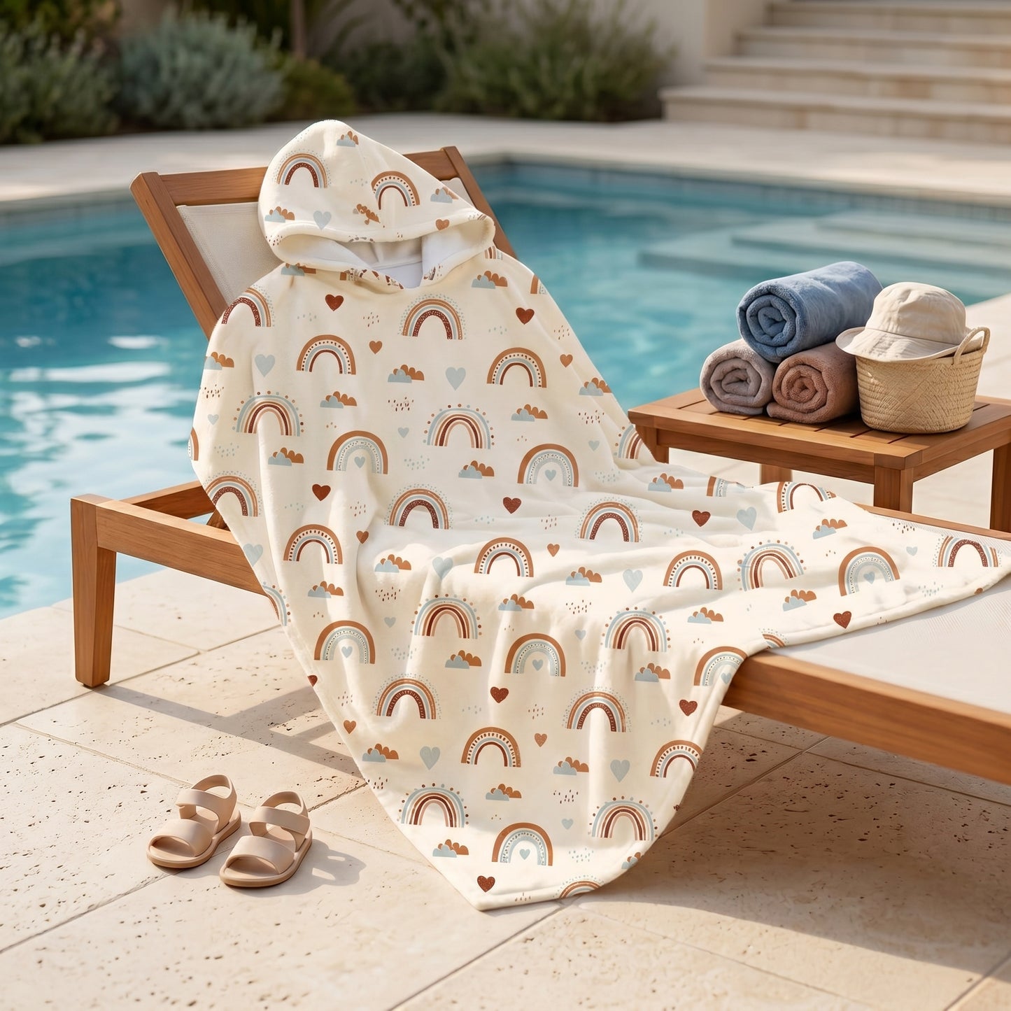 Little Manta Cuddle Kids Hooded Towel