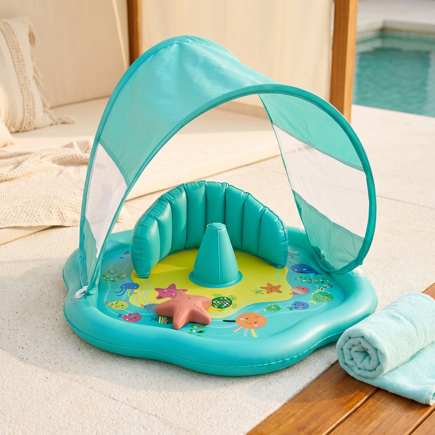 Little Manta Splash Baby Play Mat