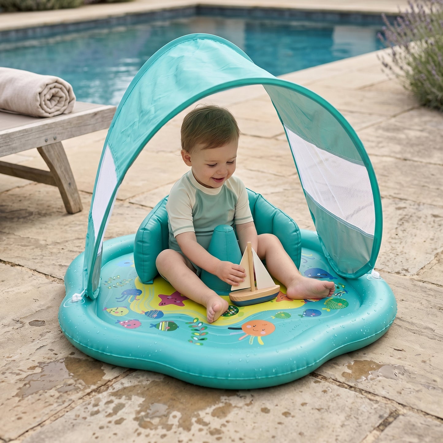 Little Manta Splash Baby Play Mat