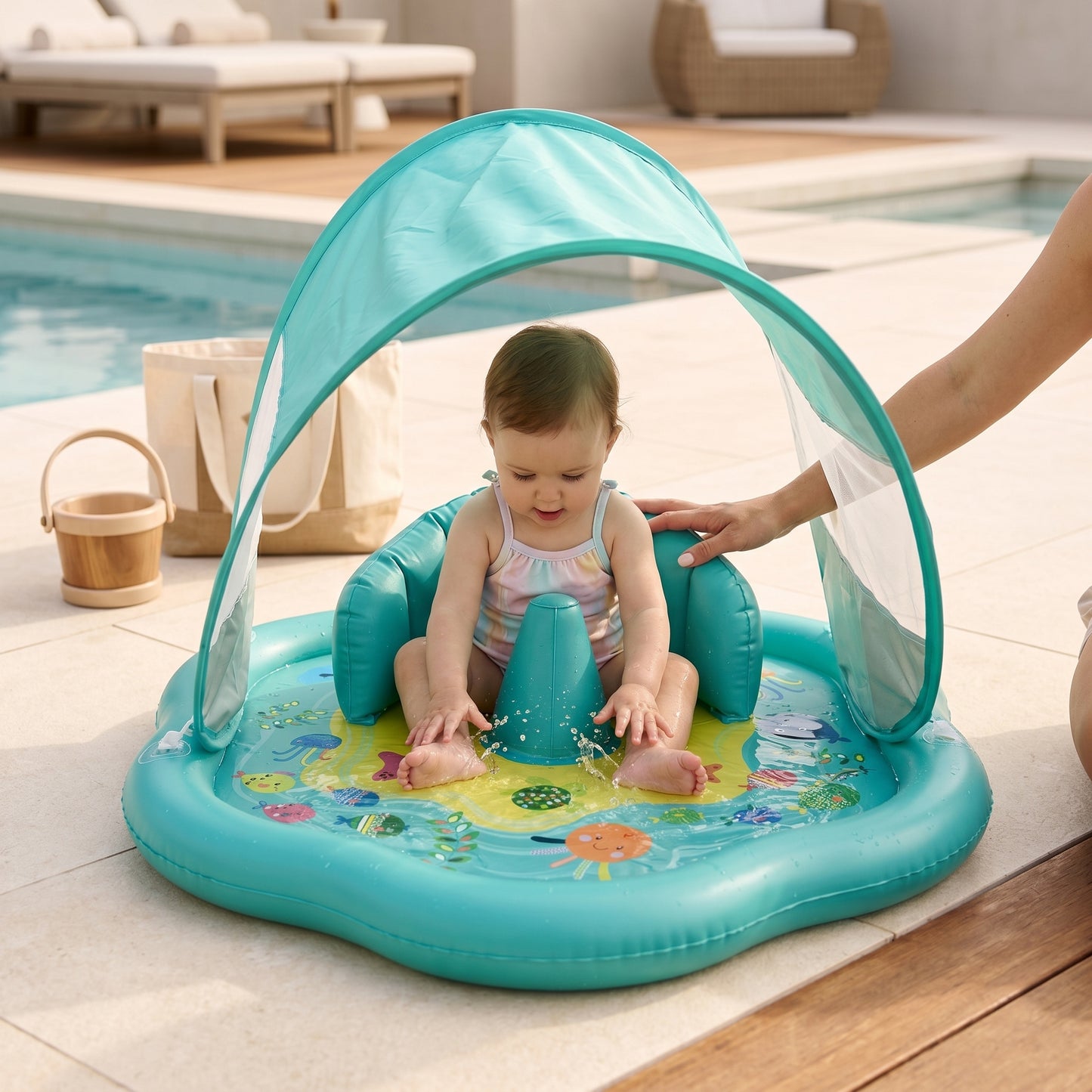 Little Manta Splash Baby Play Mat