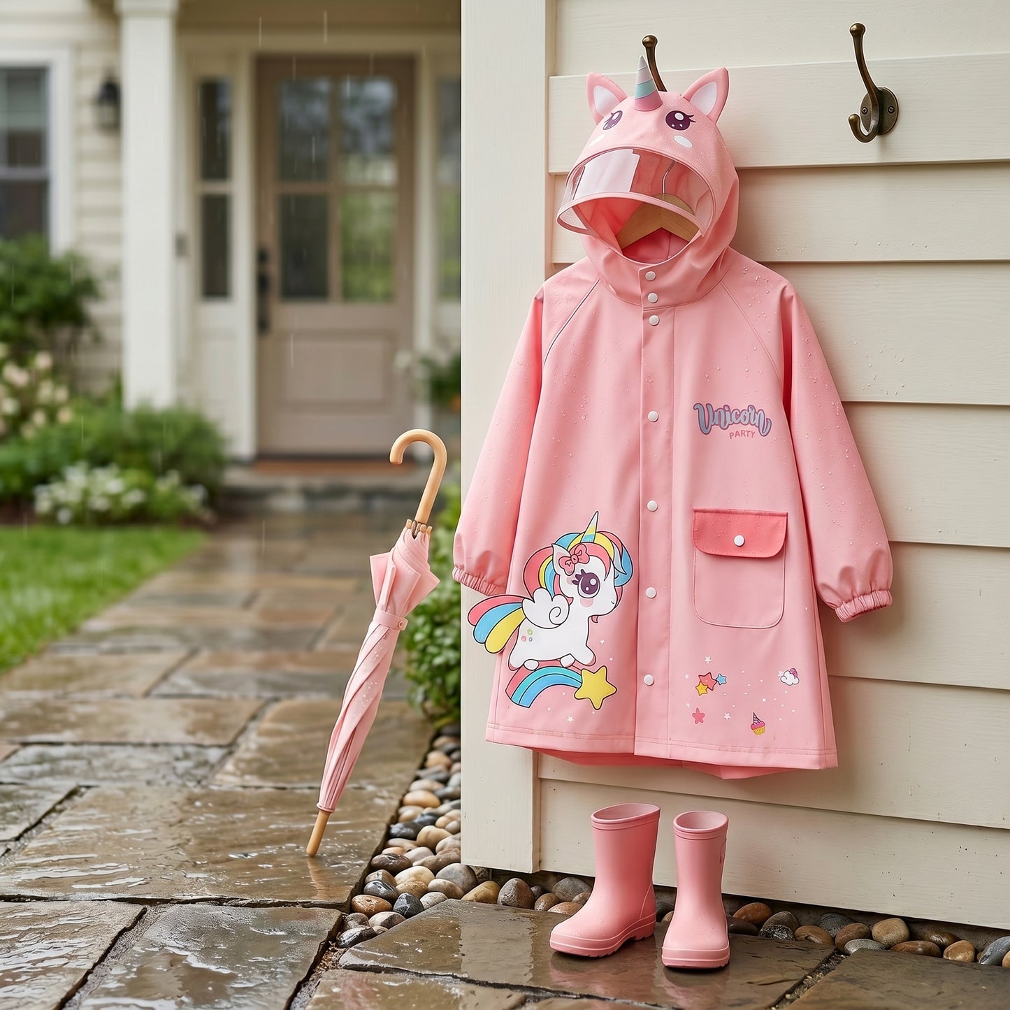 Little Manta Puddle Kids Raincoat