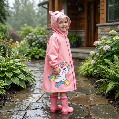 Little Manta Puddle Kids Raincoat