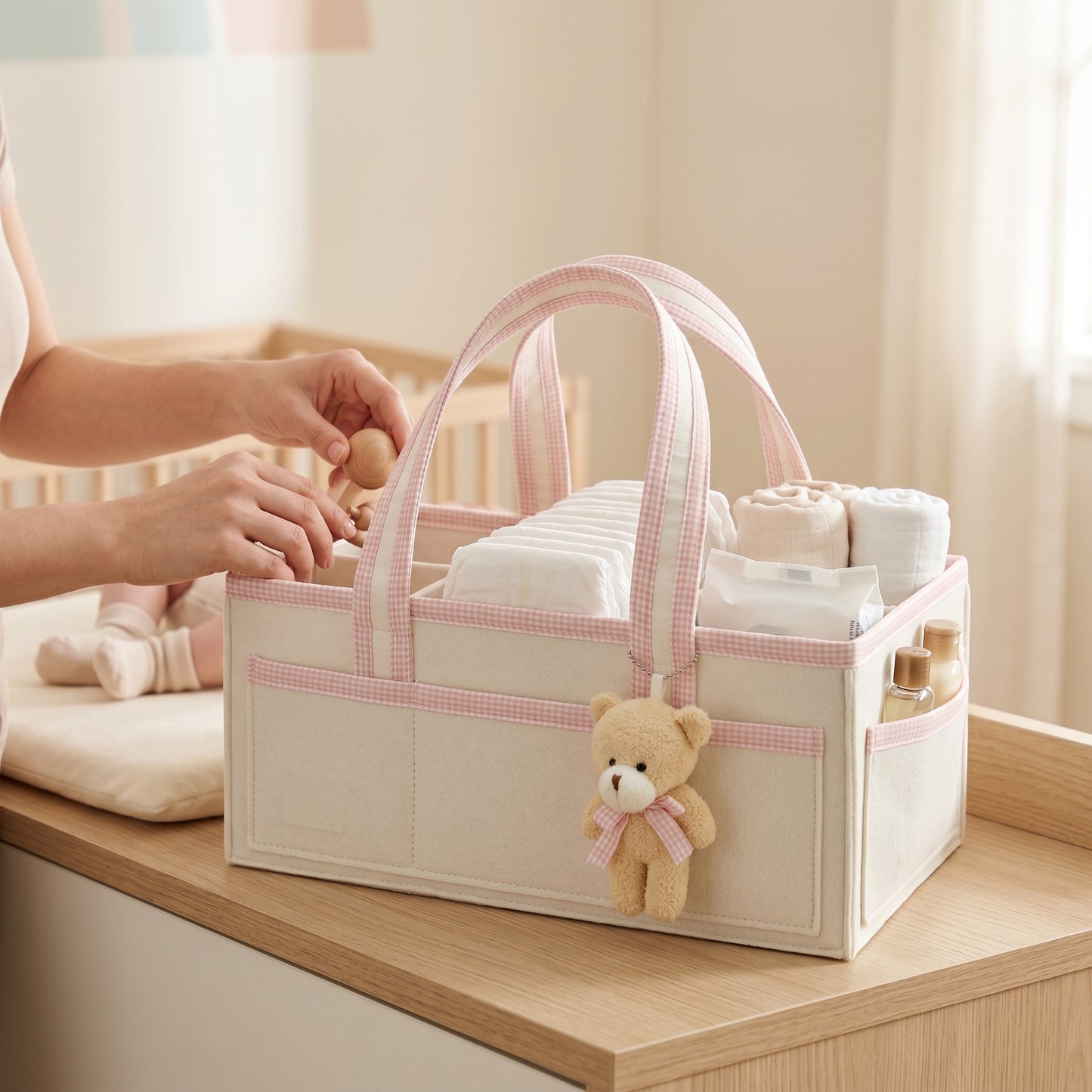 Little Manta Carry Baby Diaper Caddy