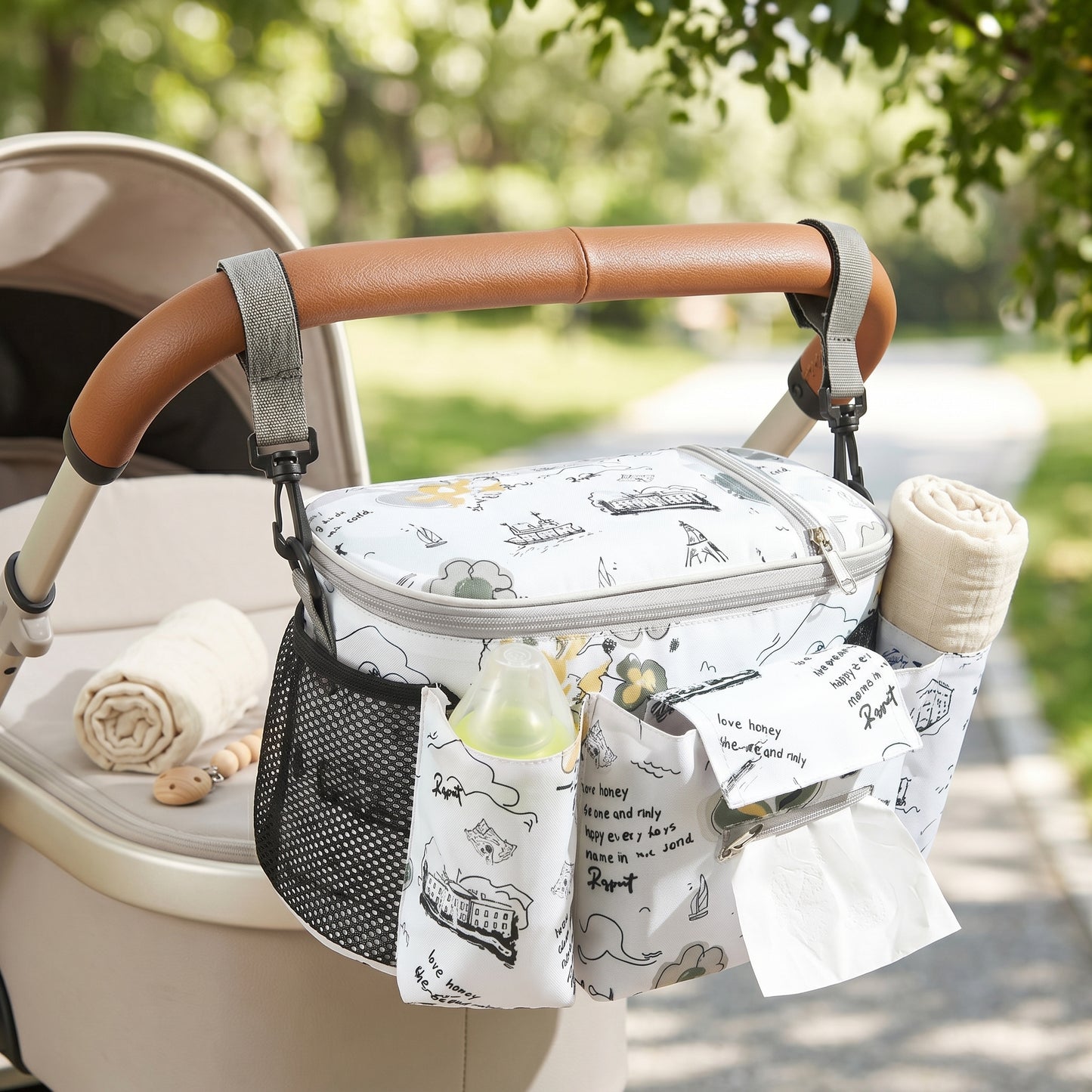 Little Manta Stride Stroller Organizer Bag