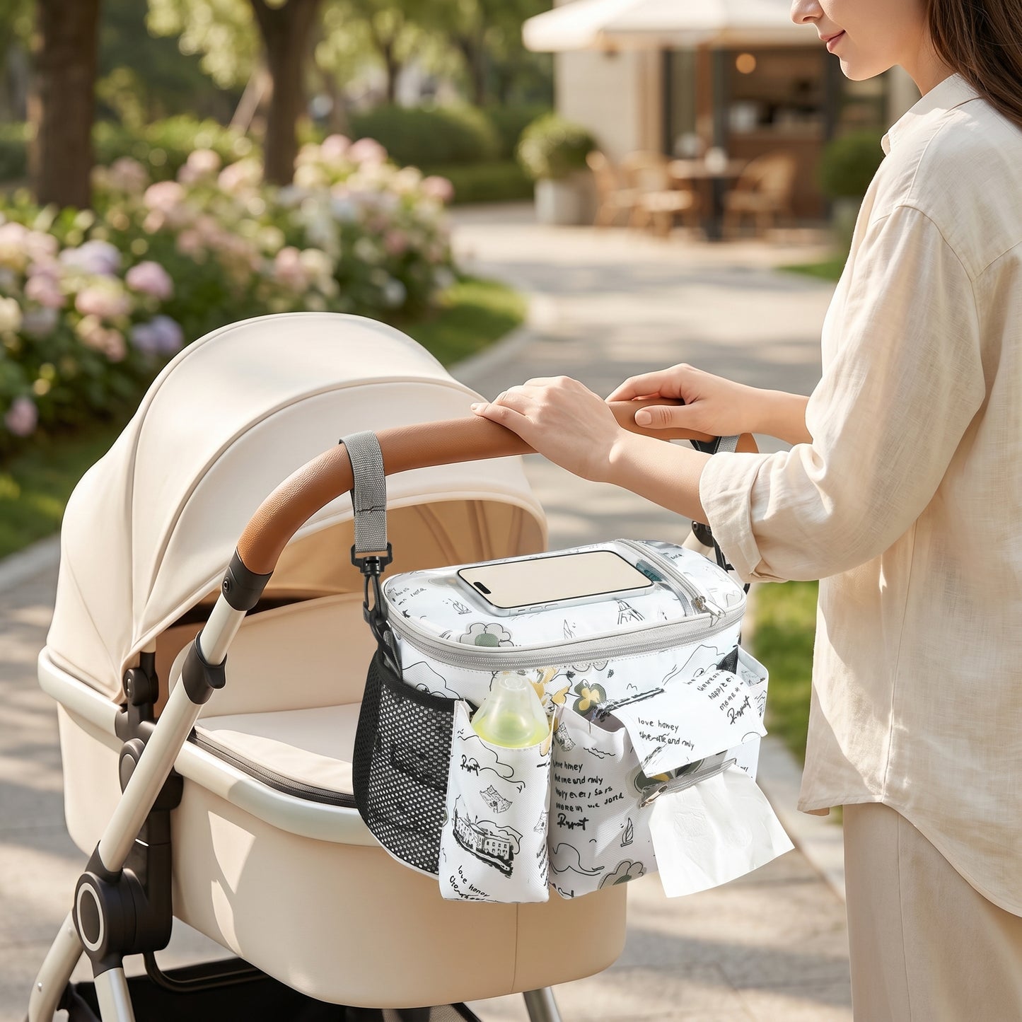 Little Manta Stride Stroller Organizer Bag
