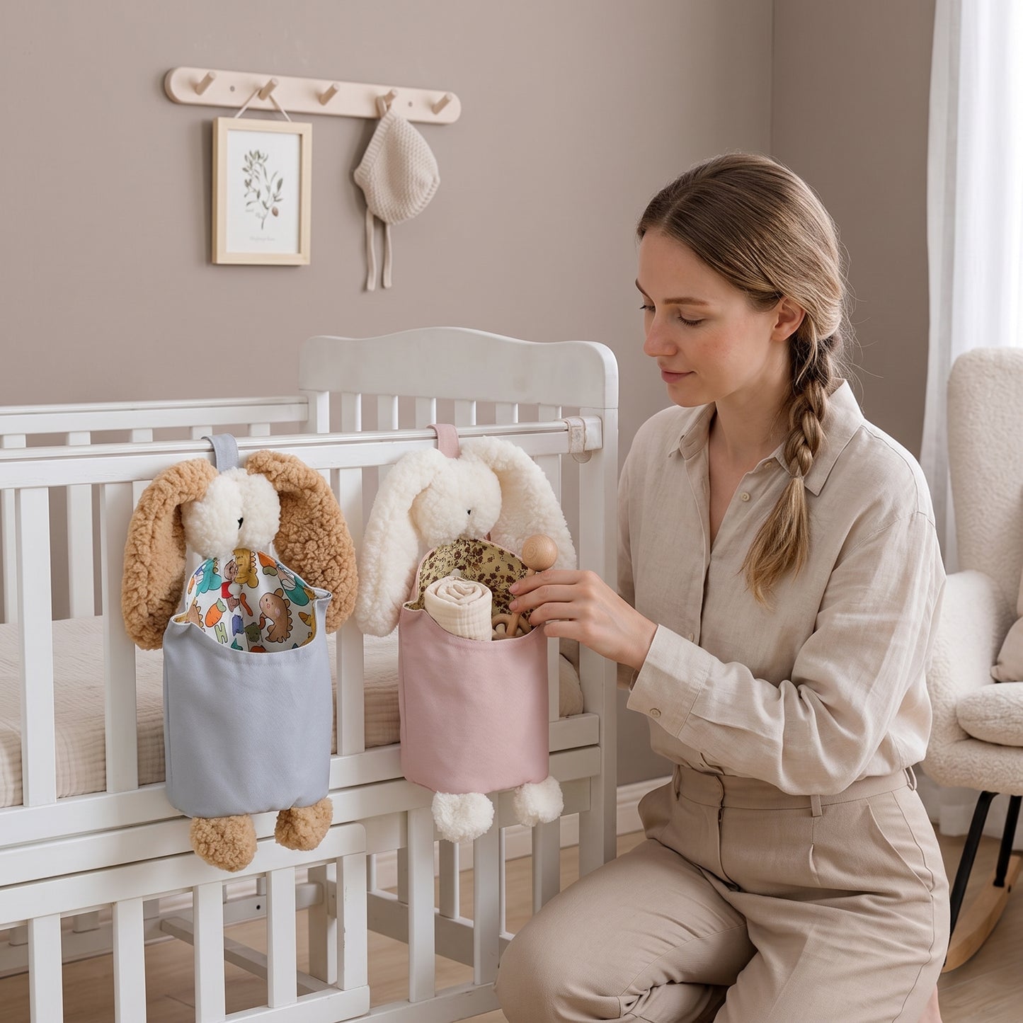 Little Manta Nook Crib Storage Caddy