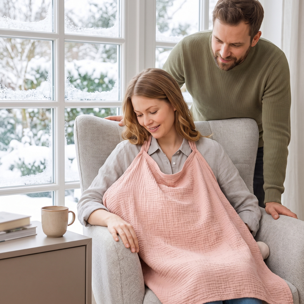Little Manta Cotton Nursing Cover Towel