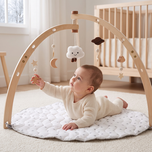 Little Manta Wooden Baby Play Gym
