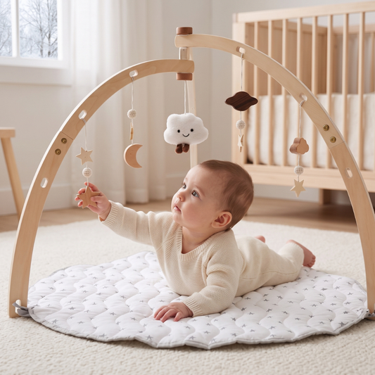 Little Manta Wooden Baby Play Gym