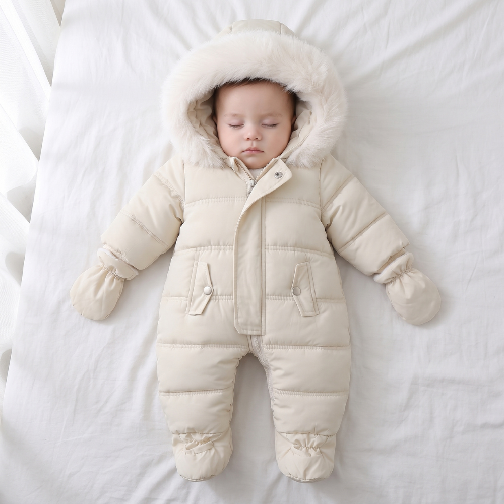 Little Manta Hooded Winter Romper
