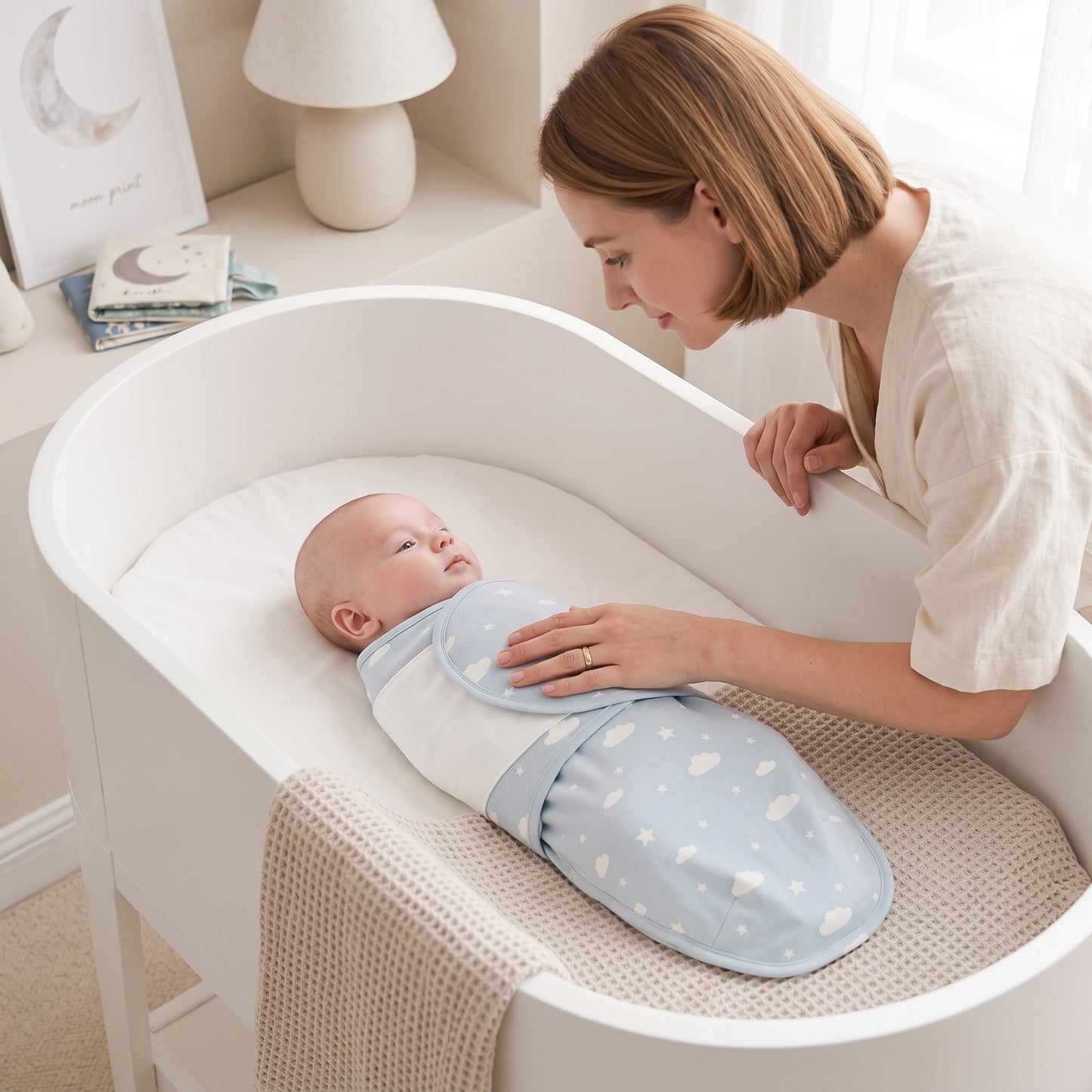Little Manta Hush Baby Swaddle Sack