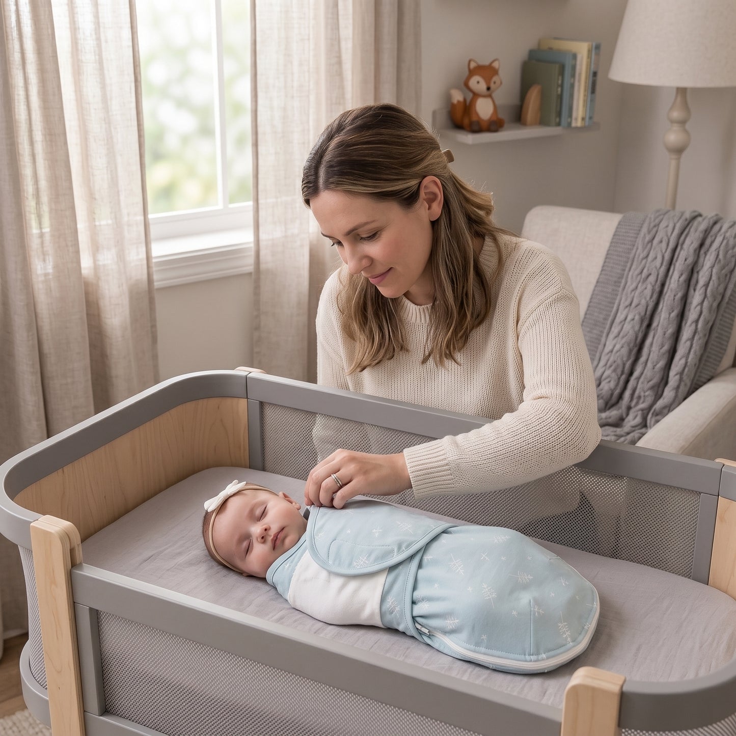 Little Manta Hush Baby Swaddle Sack