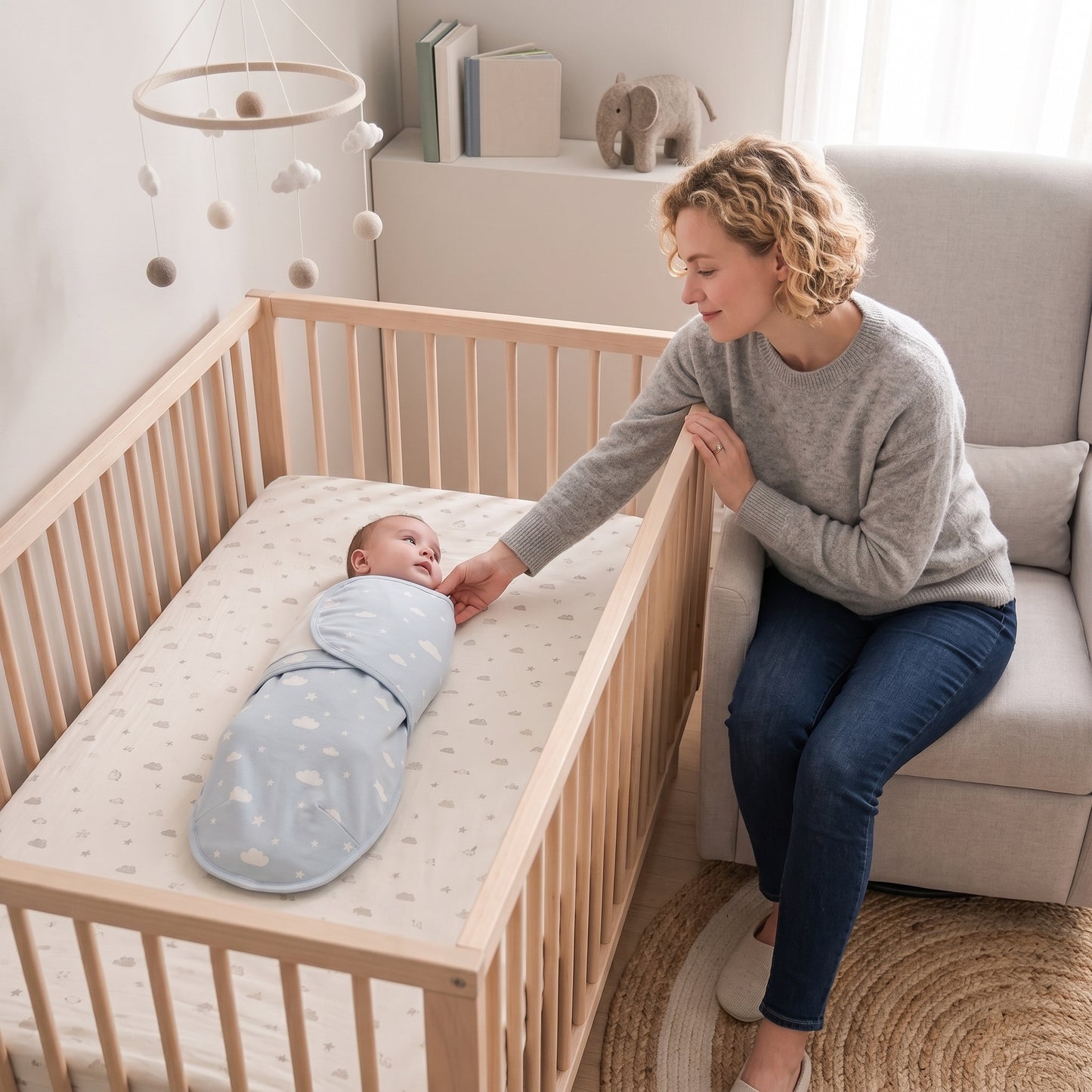 Little Manta Hush Baby Swaddle Sack
