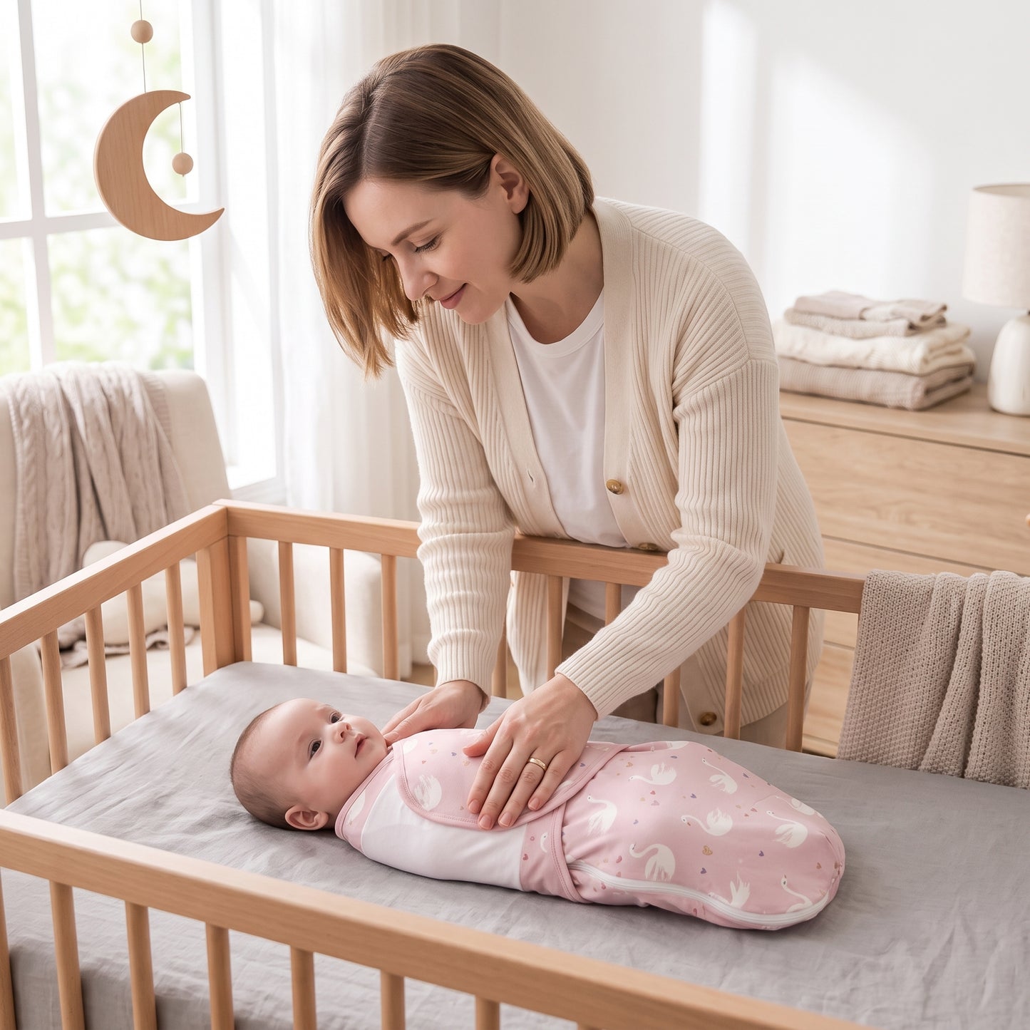 Little Manta Hush Baby Swaddle Sack