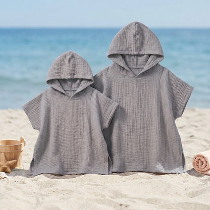 Little Manta Coast Kids Beach Poncho