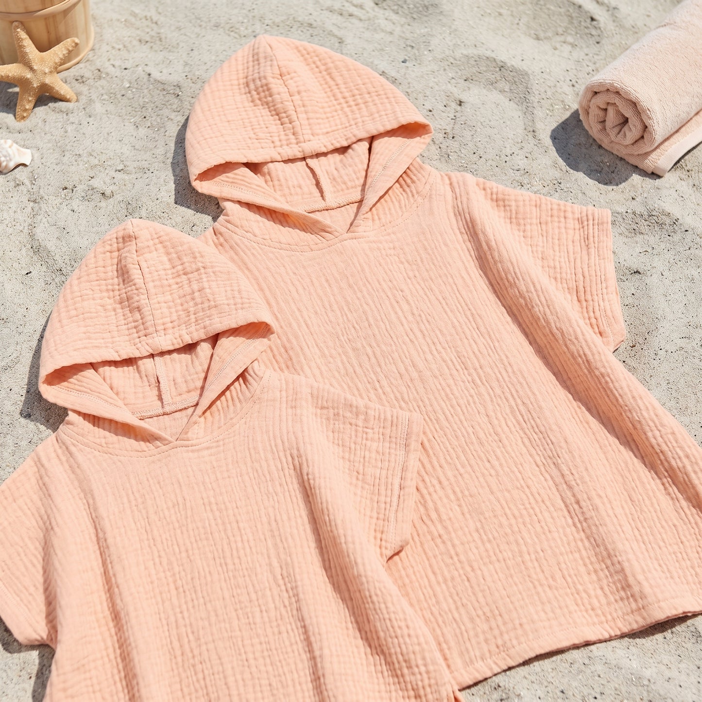 Little Manta Coast Kids Beach Poncho
