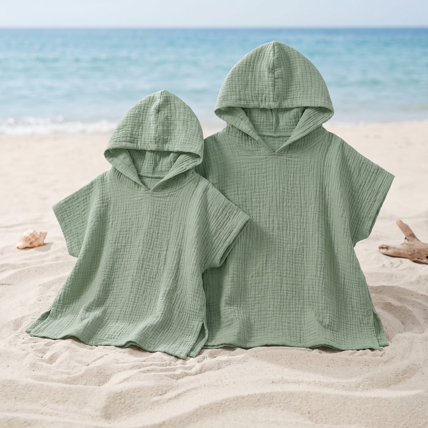 Little Manta Coast Kids Beach Poncho