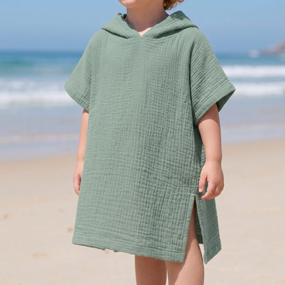 Little Manta Coast Kids Beach Poncho