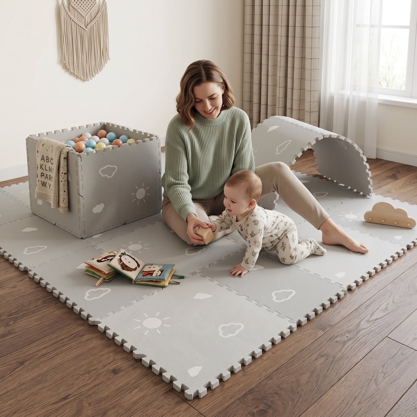 Little Manta Baby Foam Play Mat
