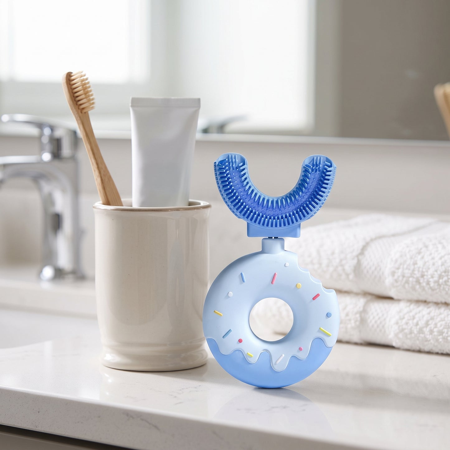 Little Manta Silicone U Toothbrush