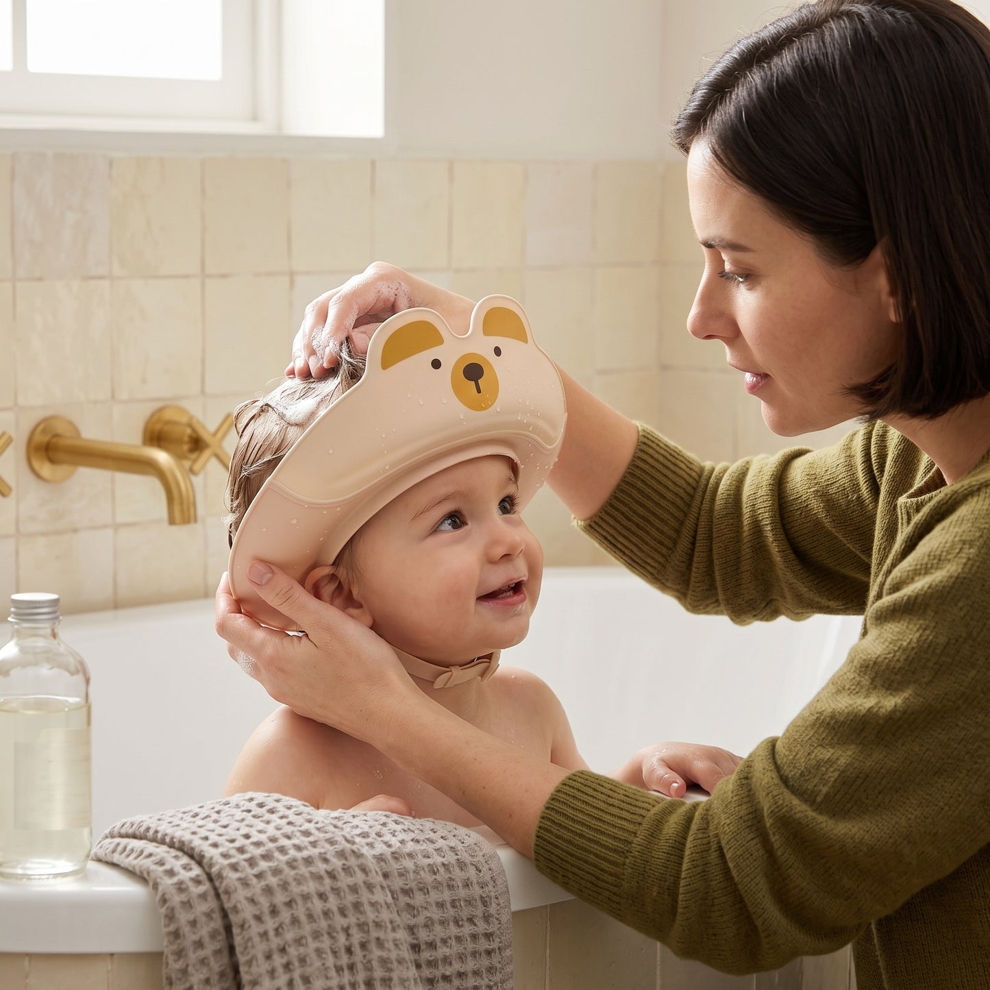 Little Manta Baby Shampoo Visor Cap