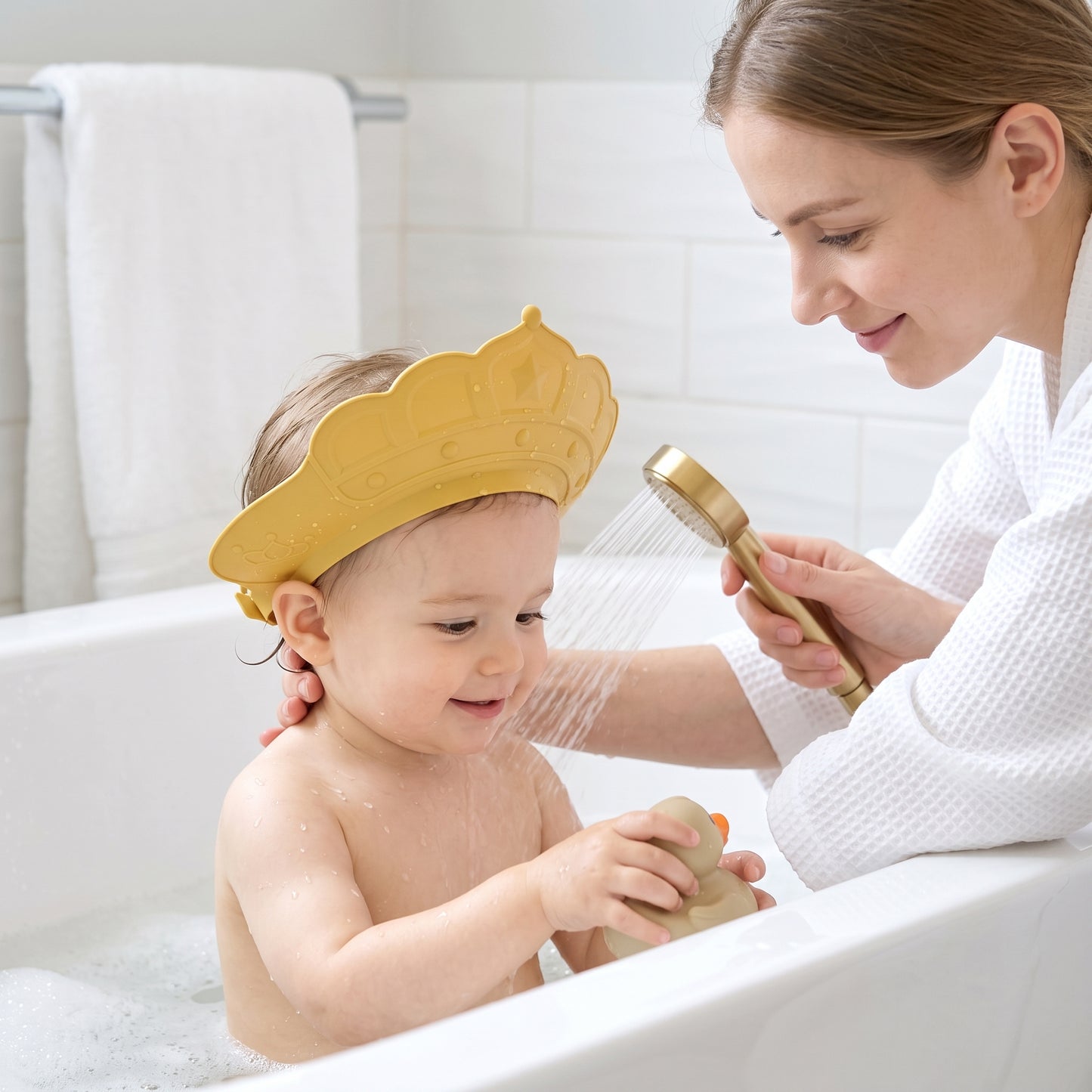 Little Manta Baby Shampoo Visor Cap