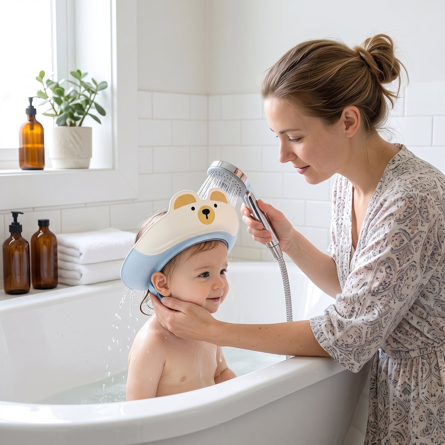 Little Manta Baby Shampoo Visor Cap