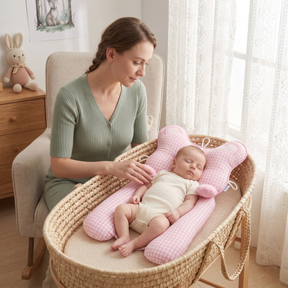 Little Manta Round Newborn Head Pillow