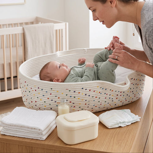 Little Manta Tote Baby Changing Basket