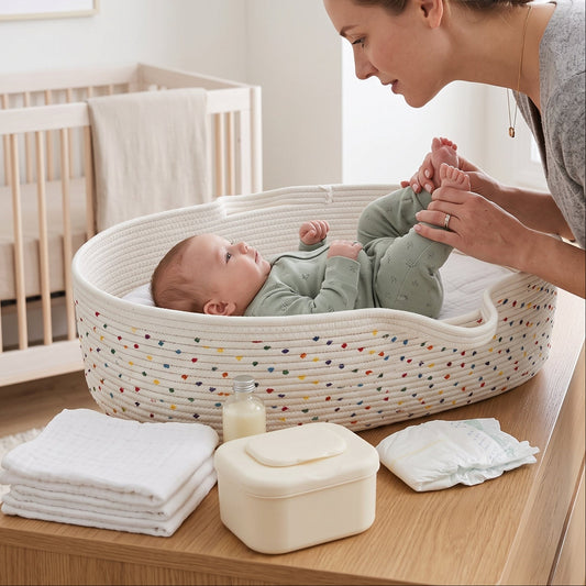 Little Manta Tote Baby Changing Basket