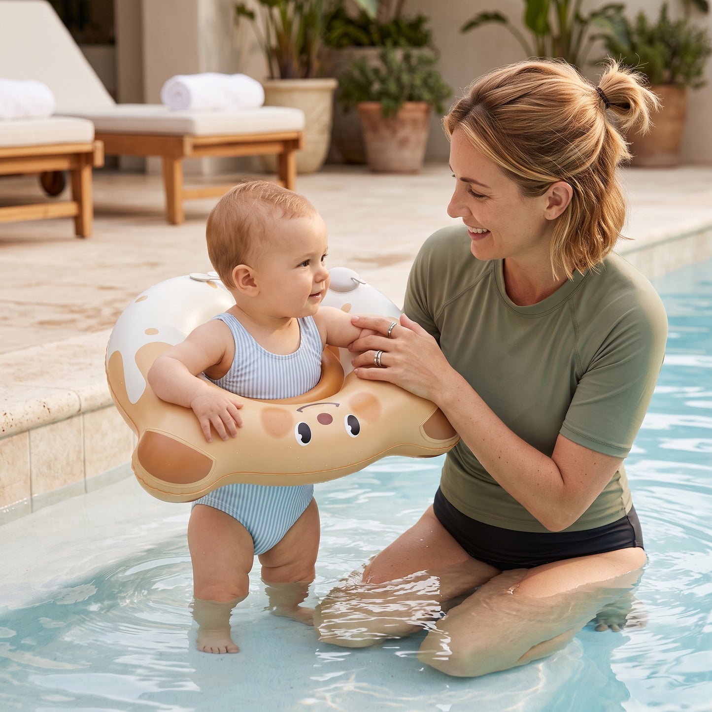 Little Manta Underarm Baby Swim Ring