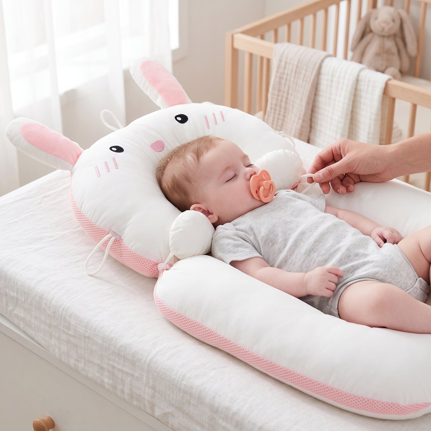 Little Manta Shape Newborn Head Pillow