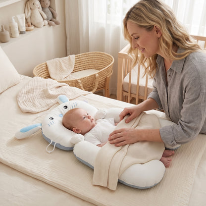 Little Manta Shape Newborn Head Pillow