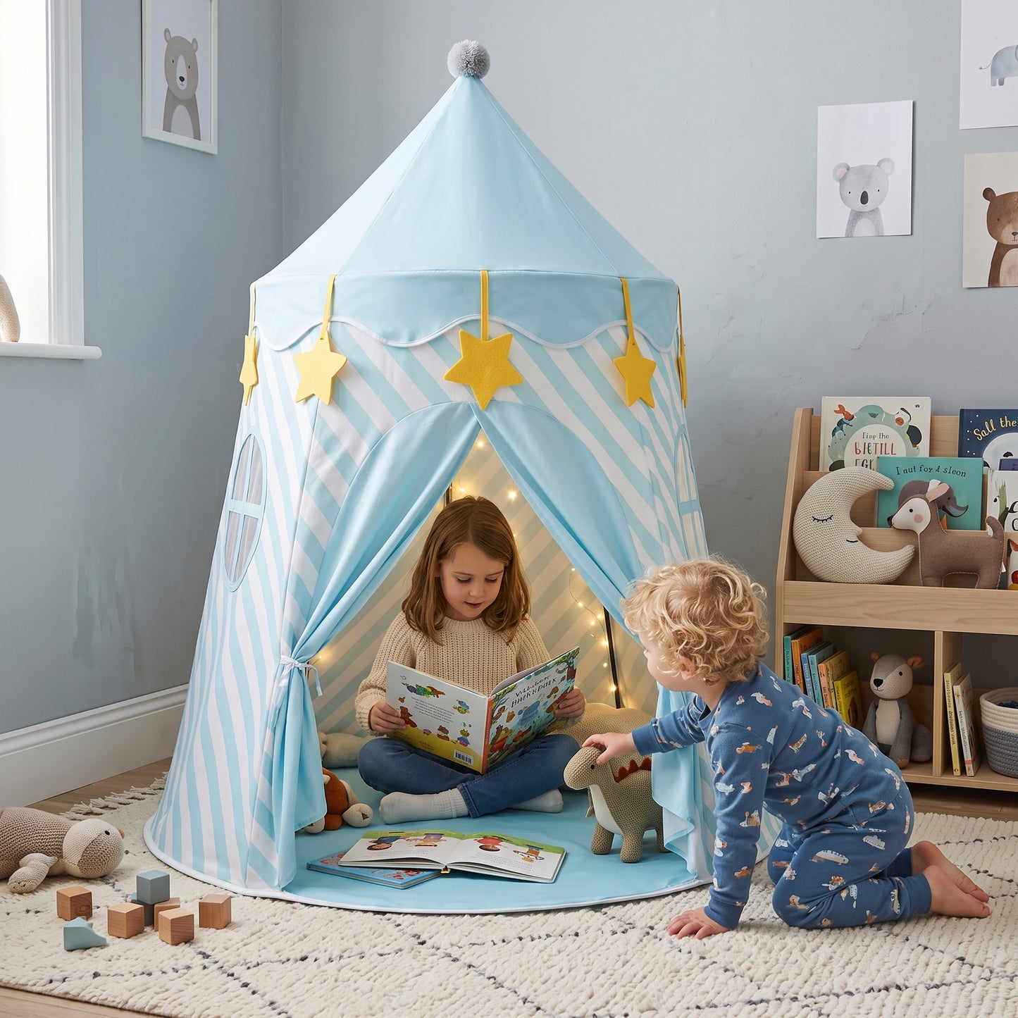 Little Manta Castle Kids Play Tent