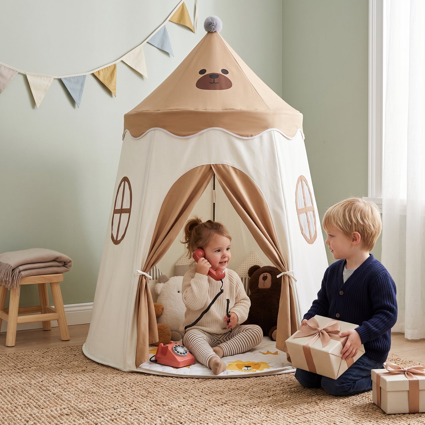 Little Manta Castle Kids Play Tent