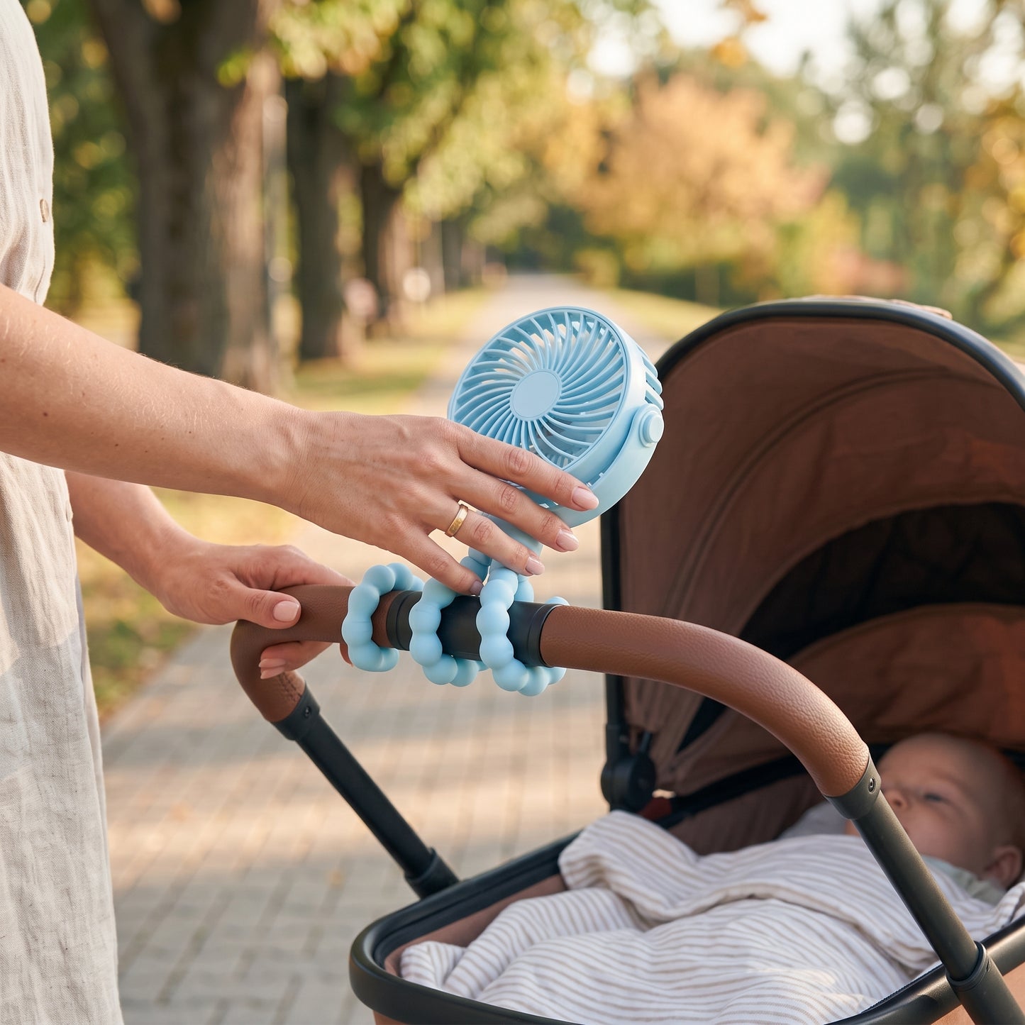 Little Manta Octopus Stroller Fan