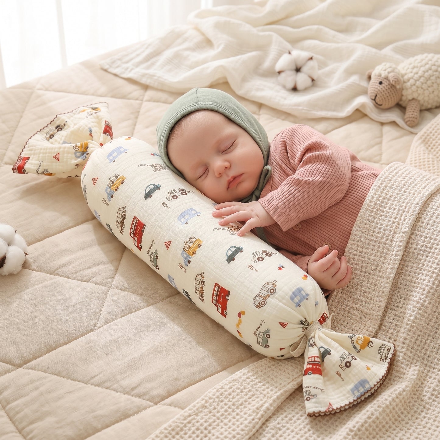 Little Manta Candy Newborn Baby Pillow