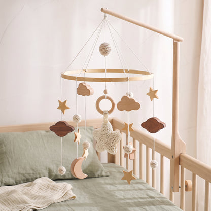 Little Manta Starry Wooden Crib Mobile