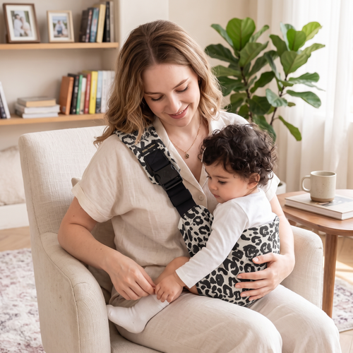 Little Manta Leopard Baby Hip Seat