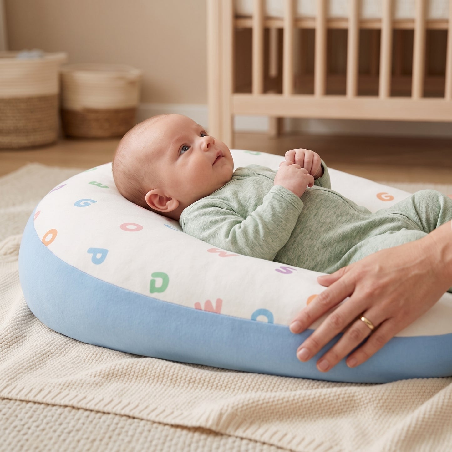 Little Manta Incline Baby Wedge Bed