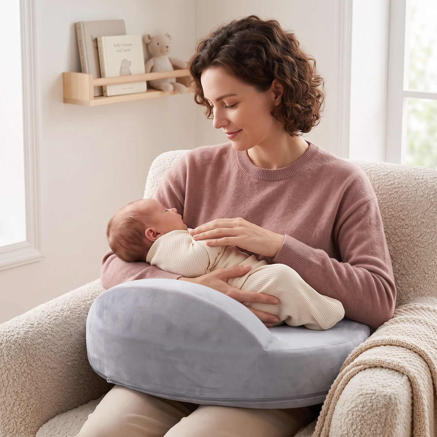 Little Manta Memory Foam Nursing Pillow