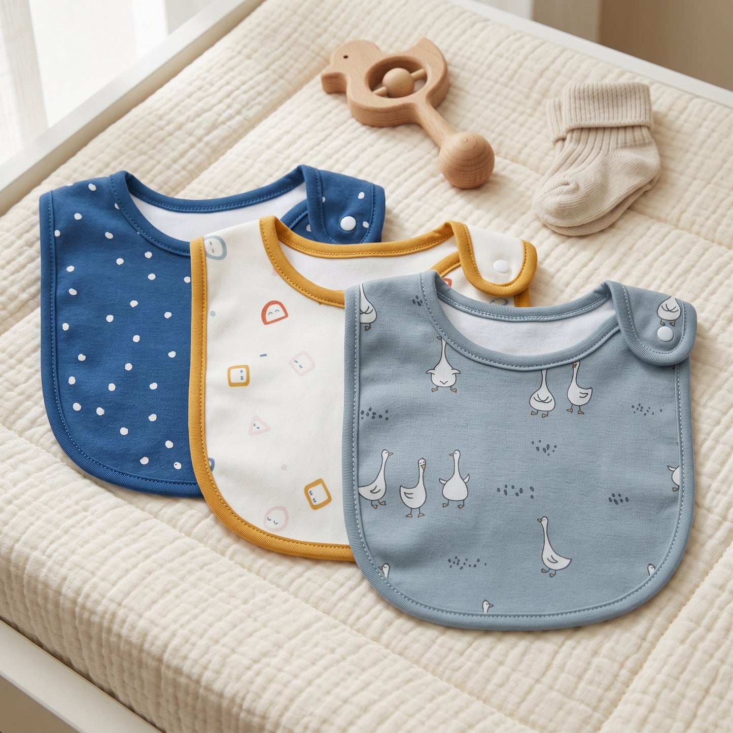 Little Manta Baby Bib - 3 Pack