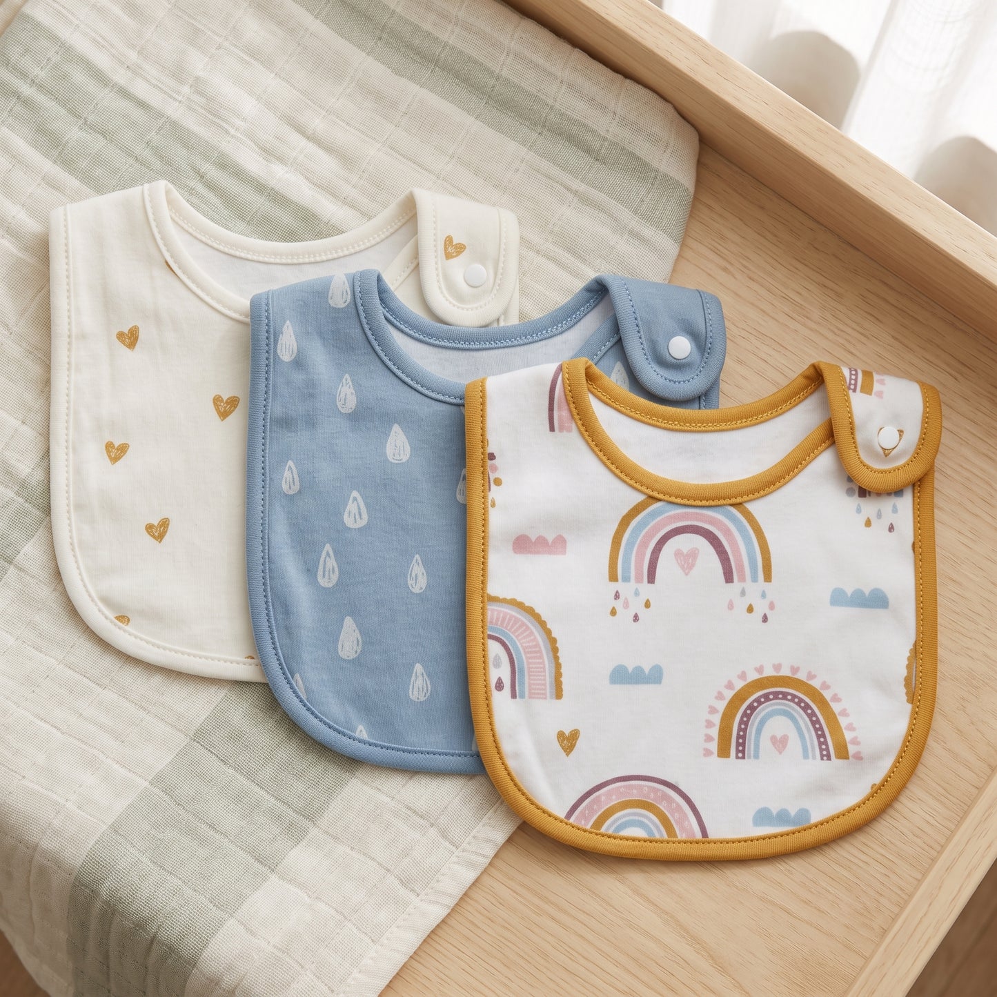 Little Manta Baby Bib - 3 Pack
