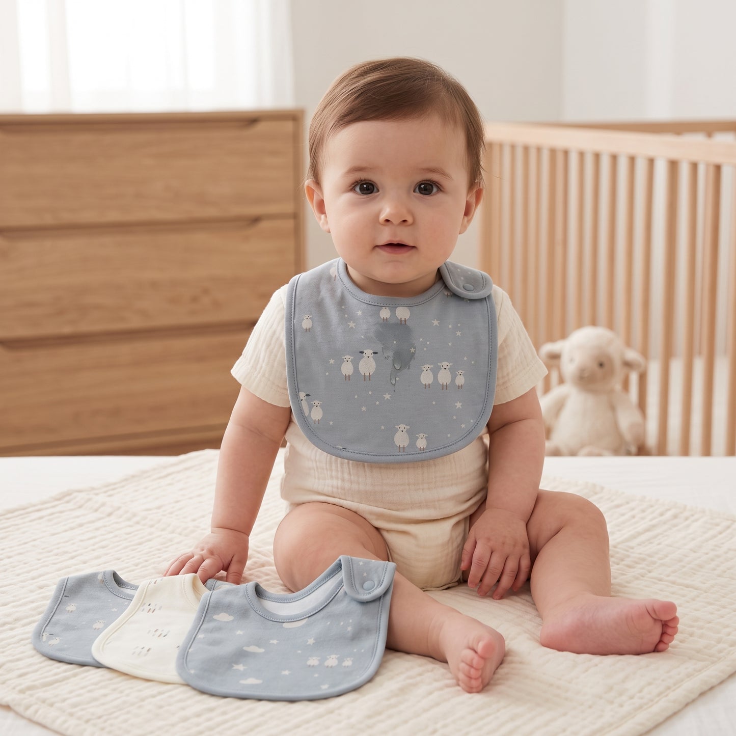 Little Manta Baby Bib - 3 Pack