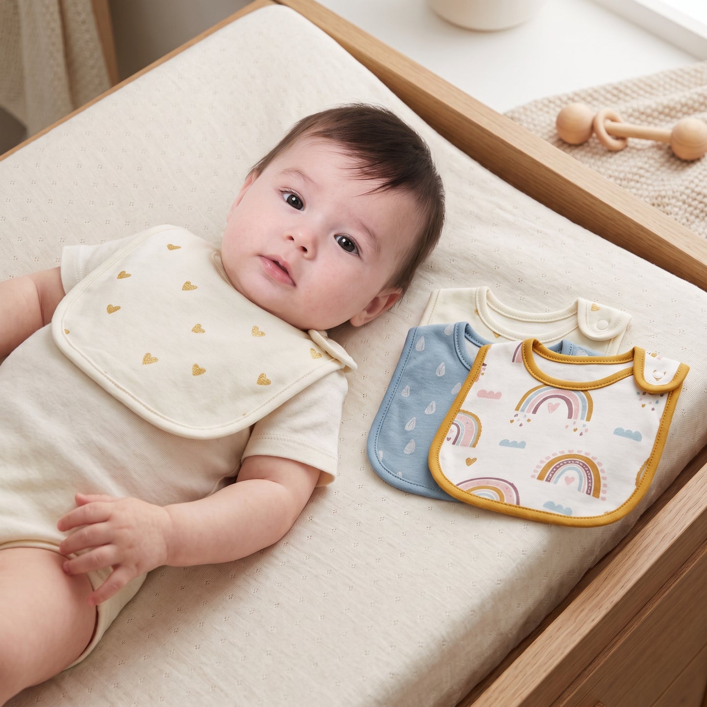 Little Manta Baby Bib - 3 Pack