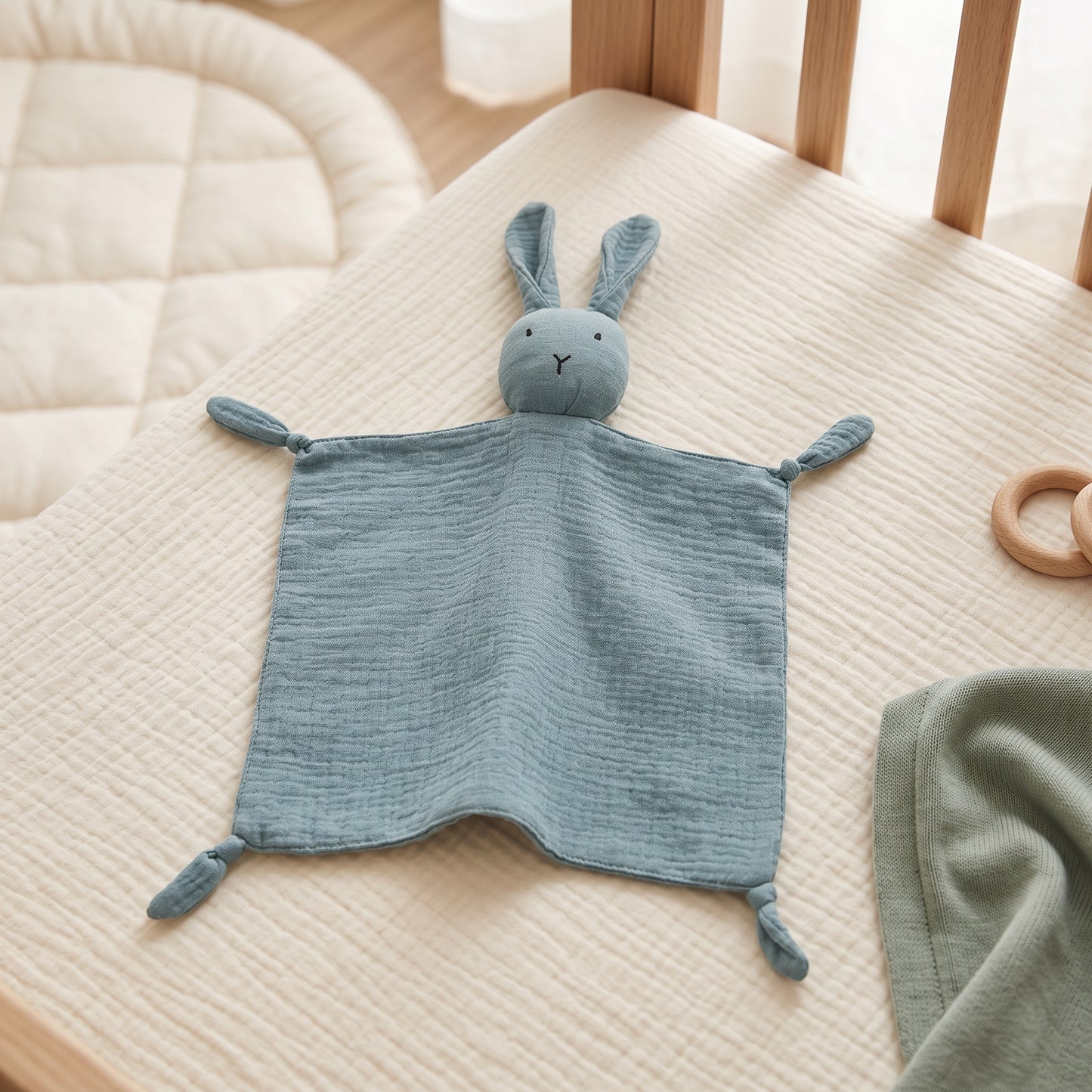 Little Manta Bunny Baby Comforter Blanket
