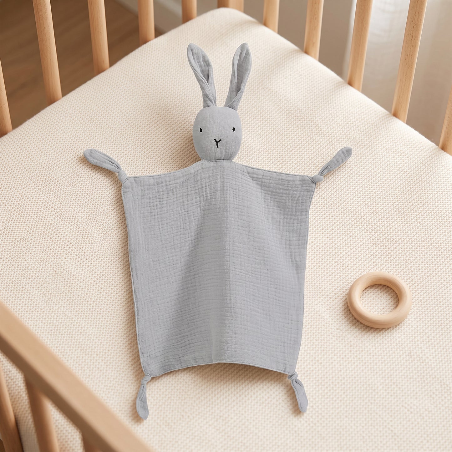Little Manta Bunny Baby Comforter Blanket