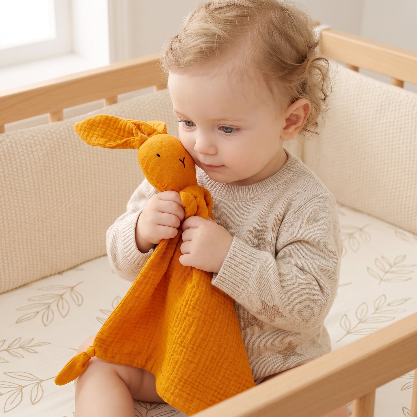 Little Manta Bunny Baby Comforter Blanket